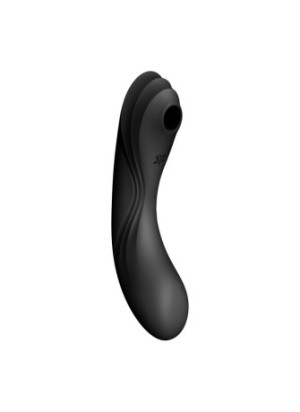 2 en 1 Stimulateur de clitoris et vibromasseur Curvy Trinity Noir 4 Satisfyer - CC597773